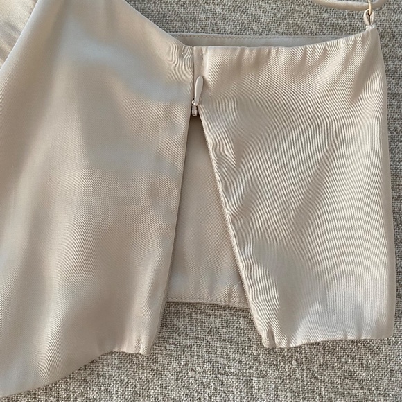 H&M Satin cropped corset in Ivory - size M - Picture 8 of 10